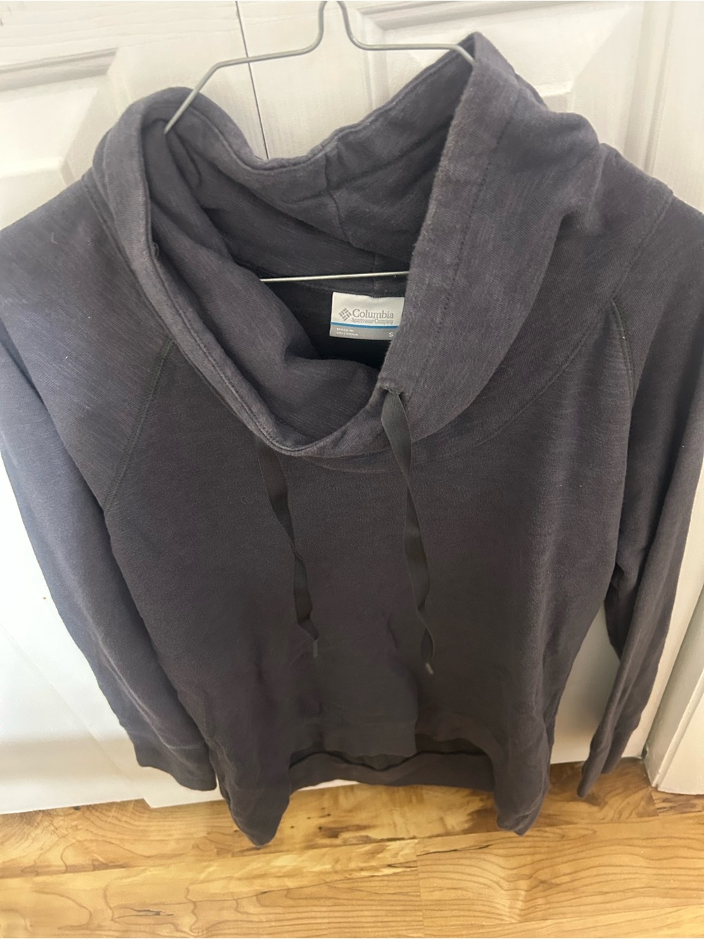 Columbia Women's Dark Gray Cowl Neck Pullover Sweater